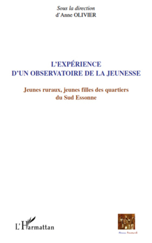 Couverture ebook de L'expérience d'un observatoire de la jeunesse, de Anne Oolivier