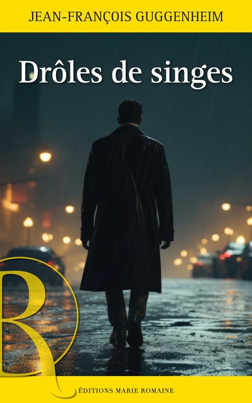 Couverture ebook de Drôles de singes, de Jean-François Guggenheim