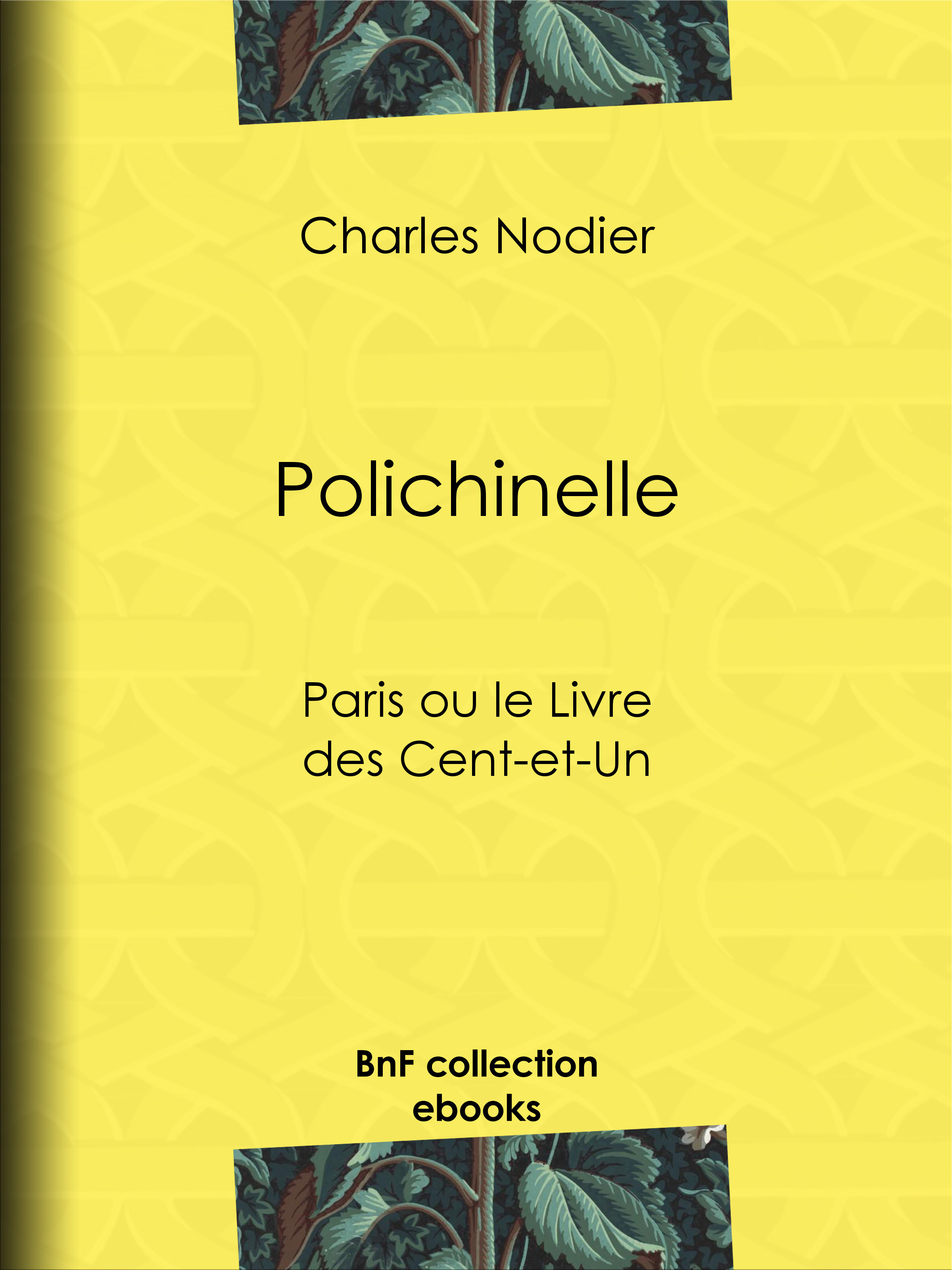 ebook cover of Polichinelle, by Charles Nodier