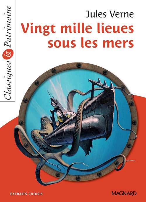 Couverture ebook de Vingt-Mille Lieues sous les mers - Classiques et Patrimoine, de Jules Verne