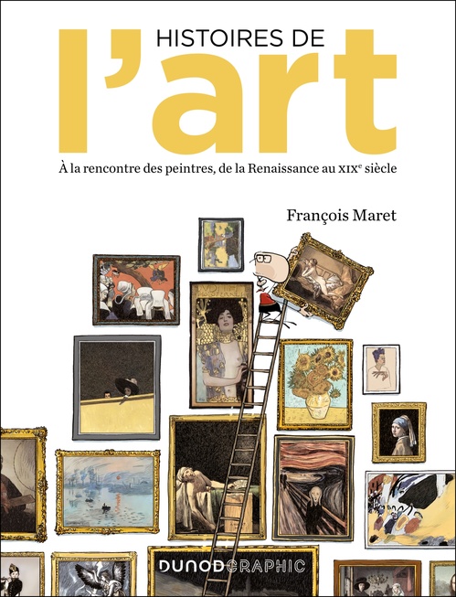 ebook cover of Histoires de l'art en BD, by François Maret