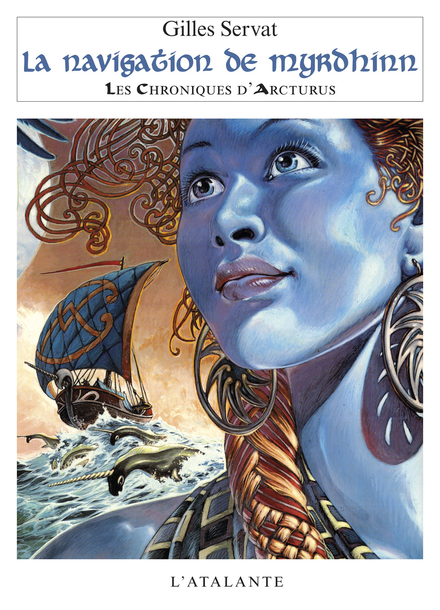 Couverture ebook de La Navigation de Myrdhinn, de Gilles Servat