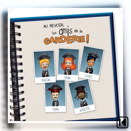 audiobook cover of Au revoir les amis de la garderie!, by Ginette Quesnel Anne-Marie Lareault