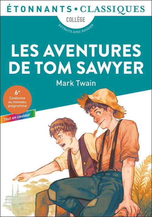 Couverture ebook de Les Aventures de Tom Sawyer, de Mark Twain