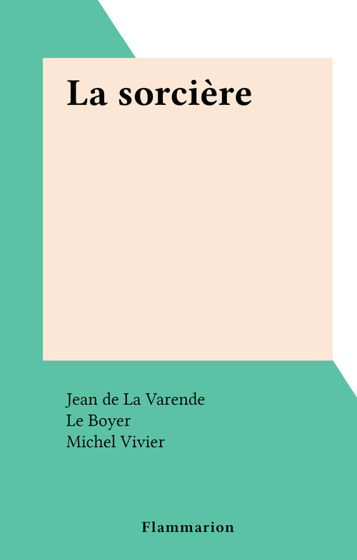 Couverture ebook de La sorcière, de Jean de La Varende