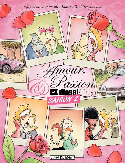 Couverture ebook de Amour, Passion et CX Diesel Saison 2, de Fabcaro, BenGrrr
