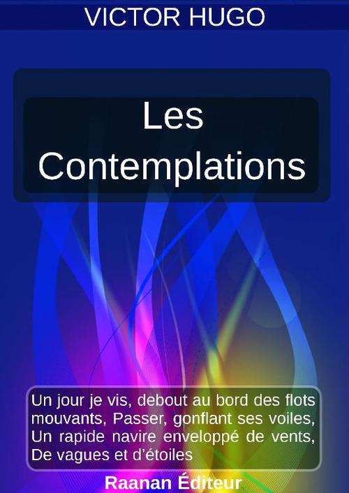 ebook cover of Les Contemplations, by Victor Hugo