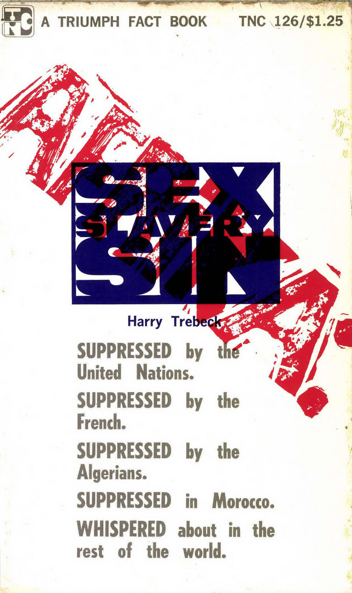 ebook cover of Afrika--Sex, Sin and Slavery, by Harry Trebeck