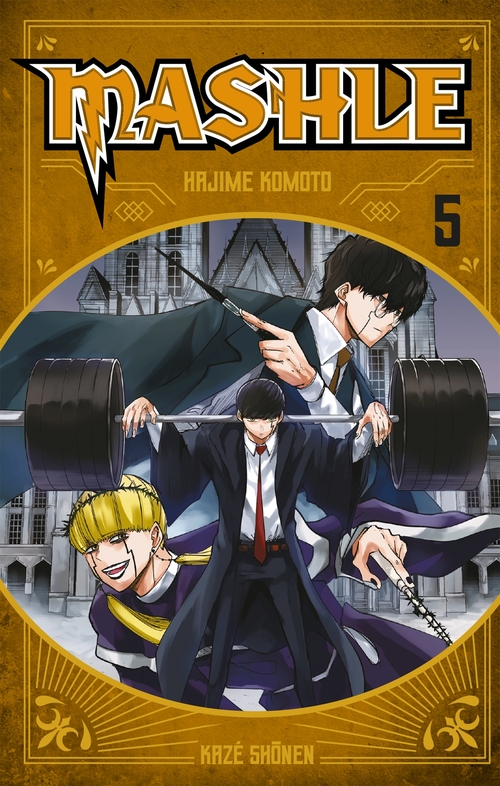 ebook cover of Mashle T05, by Hajime Komoto
