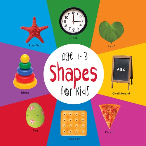 ebook cover of Shapes for Kids age 1-3 (Engage Early Readers: Children's Learning Books), by Dayna Martin
