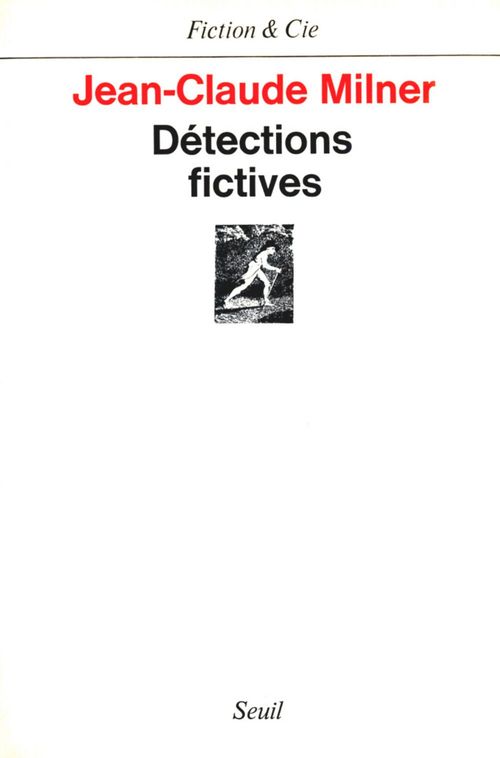 Couverture ebook de Détections fictives, de Jean-Claude Milner