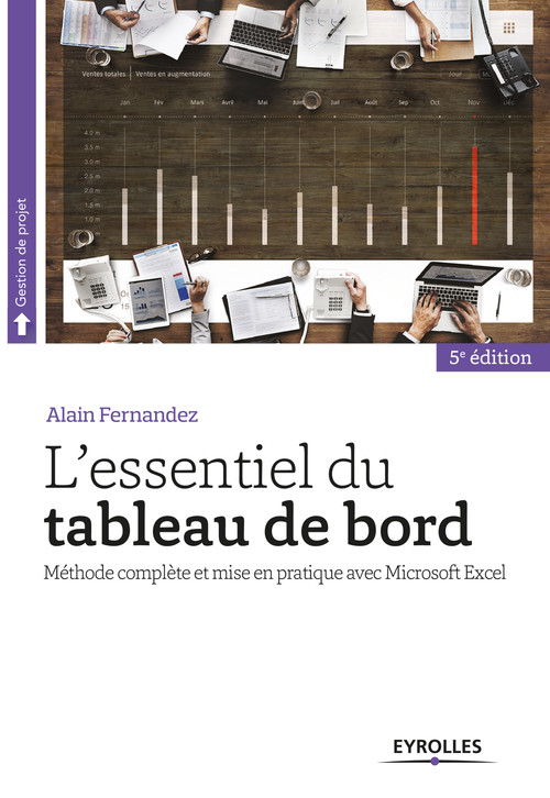 Couverture ebook de L'essentiel du tableau de bord, de Alain Fernandez