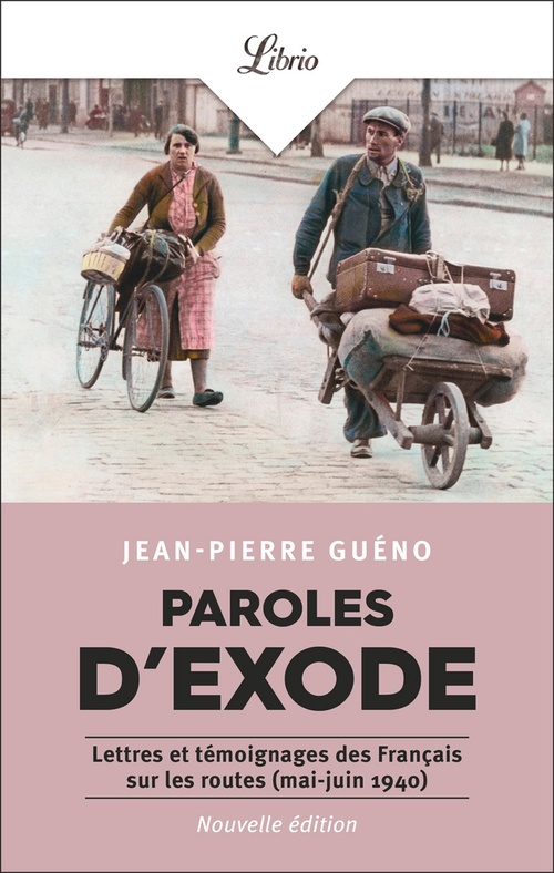 Couverture ebook de Paroles d'exode, de Jean-Pierre Guéno