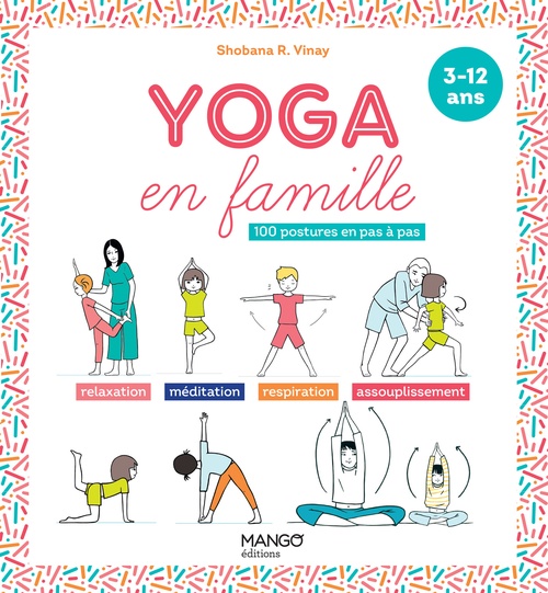 Couverture ebook de Yoga en famille, de Shobana R. Vinay