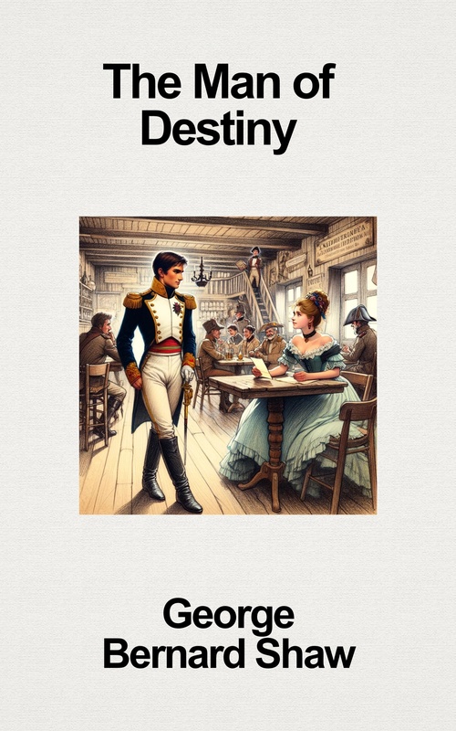 ebook cover of The Man of Destiny, by George Bernard Shaw