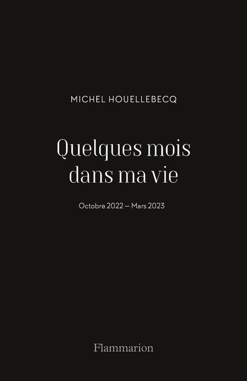 Couverture ebook de Quelques mois dans ma vie, de Michel Houellebecq