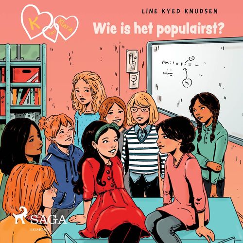 Couverture audiobook de K van Klara 20 - Wie is het populairst?, de Line Kyed Knudsen