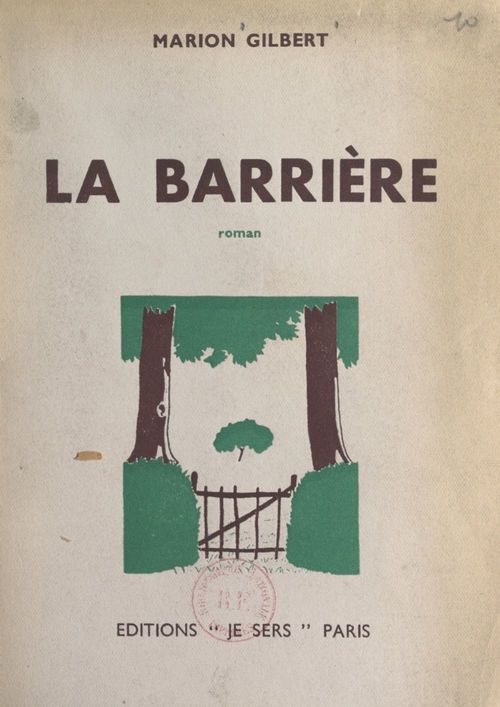 Couverture ebook de La barrière, de Marion Gilbert
