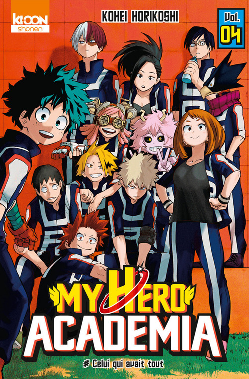 ebook cover of My Hero Academia T04, by Kohei Horikoshi