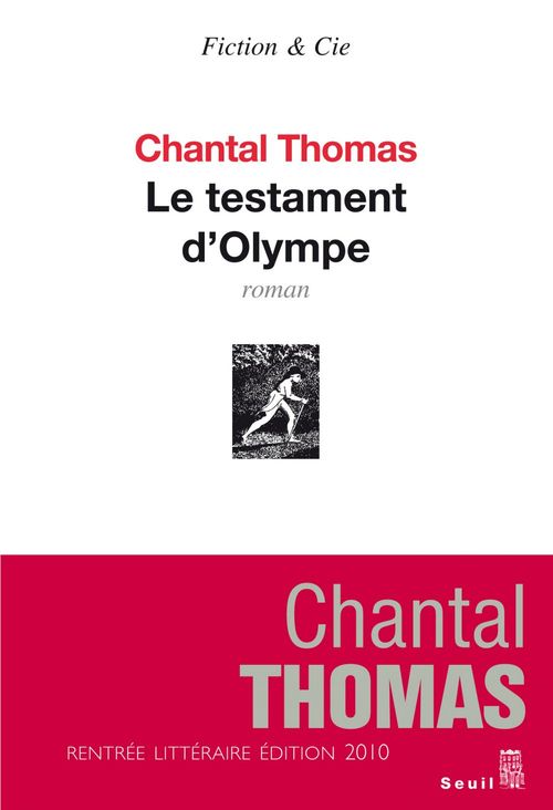 Couverture ebook de Le Testament d'Olympe, de Chantal Thomas