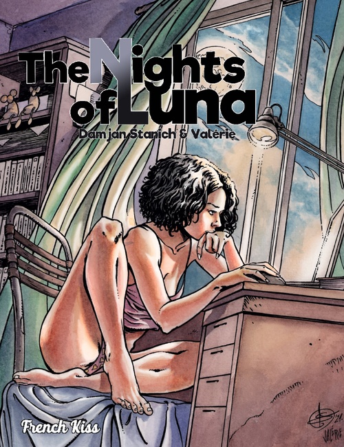ebook cover of The Nights of Luna (English version), by A Valerie, Damjan Stanich