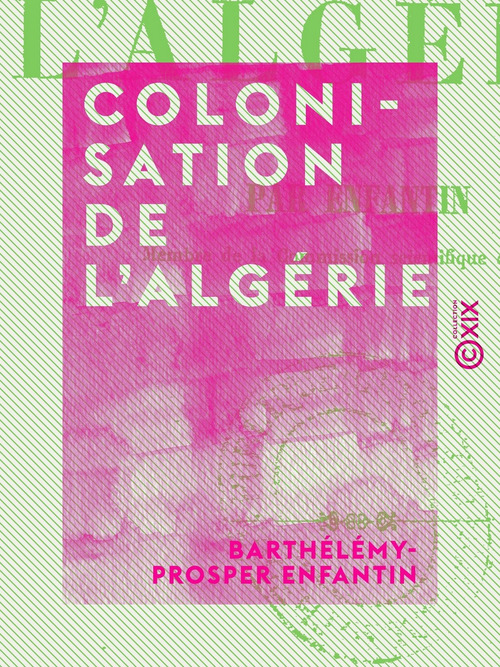 ebook cover of Colonisation de l'Algérie, by Barthelemy-Prosper Enfantin