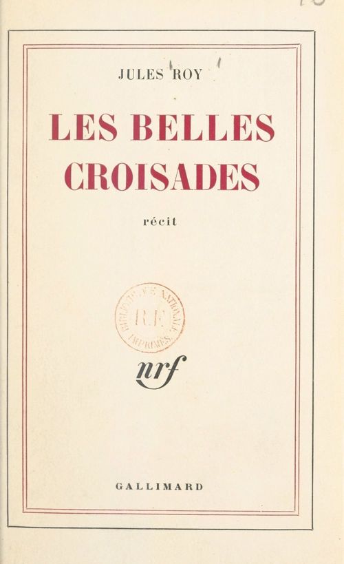 Couverture ebook de Les belles Croisades, de Jules Roy