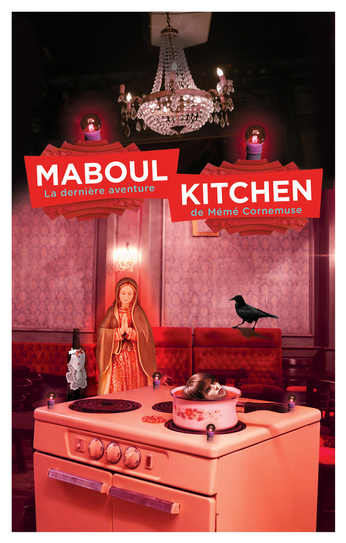 Couverture ebook de Maboul kitchen, de Nadine Monfils