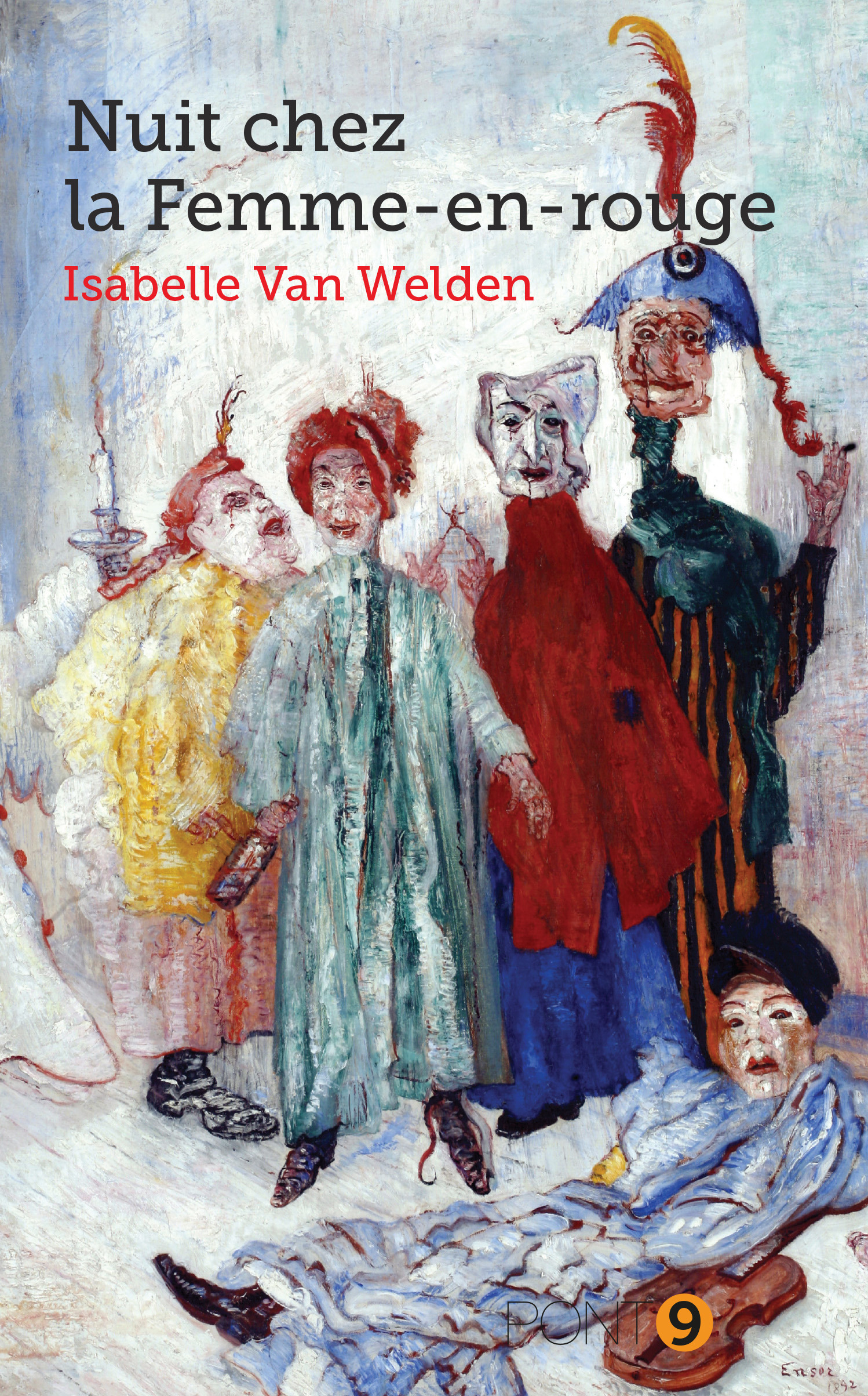 Couverture ebook de Nuit chez la Femme-en-rouge, de Van Welden Isabelle