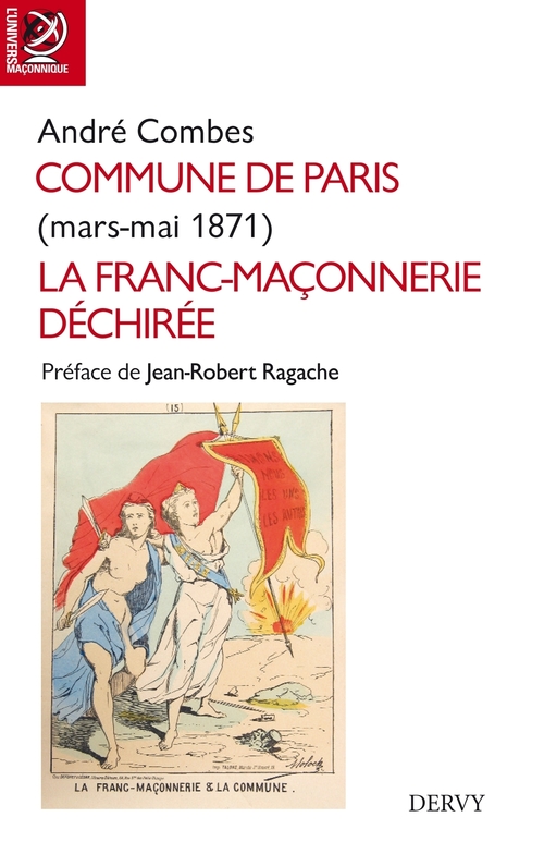 Couverture ebook de Commune de Paris - mars-mai 1871 - La Franc-Maçonnerie déchirée, de André Combe