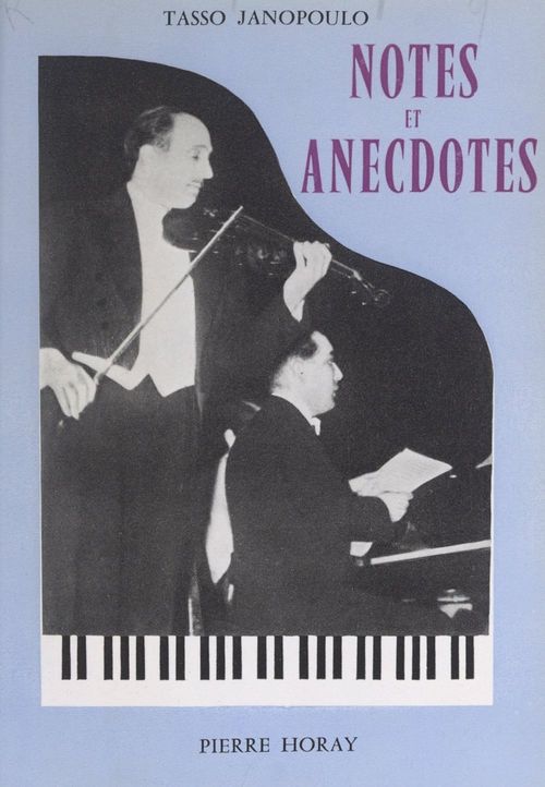 Couverture ebook de Notes et anecdotes, de Tasso Janopoulo