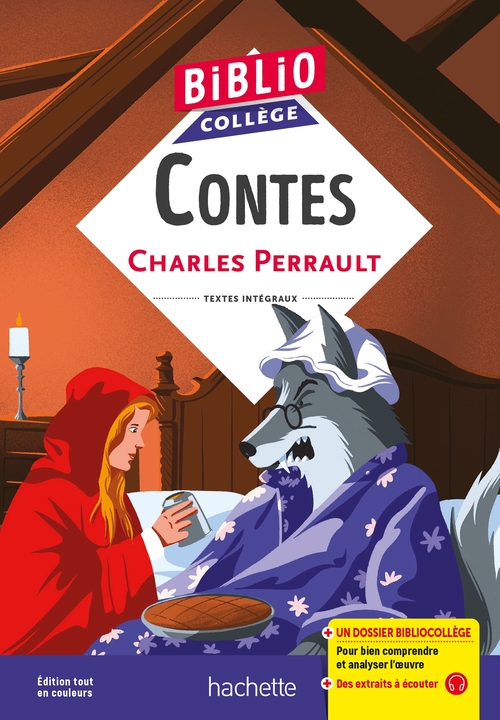 Couverture ebook de BiblioCollège Contes (Perrault), de Charles Perrault