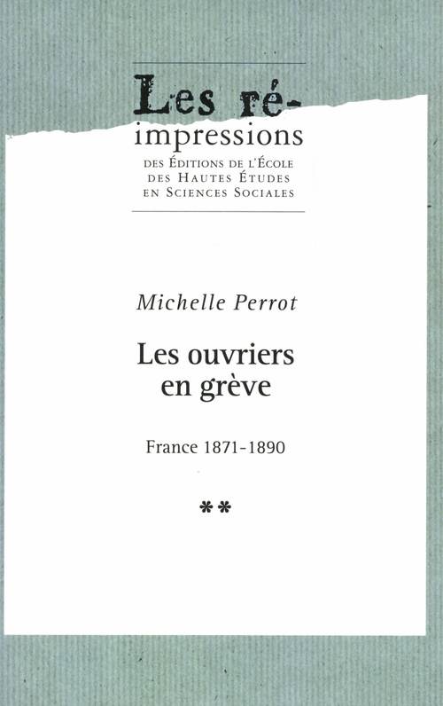 Couverture ebook de Les ouvriers en grève. Tome 2, de Michelle Perrot