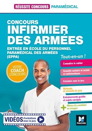 ebook cover of Réussite concours - Infirmier des armées -Entrée en école du personnel paramédical des armées (EPPA), by Anne Ducastel, Anne-laure Moignau, Valérie Villemagne