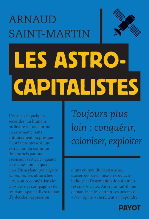ebook cover of Les astrocapitalistes, by Arnaud Saint-Martin