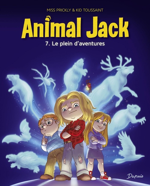 Couverture ebook de Animal Jack - Tome 7 - Le plein d'aventures, de Kid Toussaint, Miss Prickly
