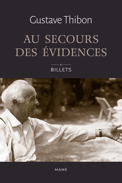 Couverture ebook de Au secours des évidences, de Gustave Thibon