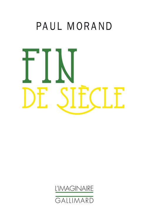 Couverture ebook de Fin de siècle, de Paul Morand