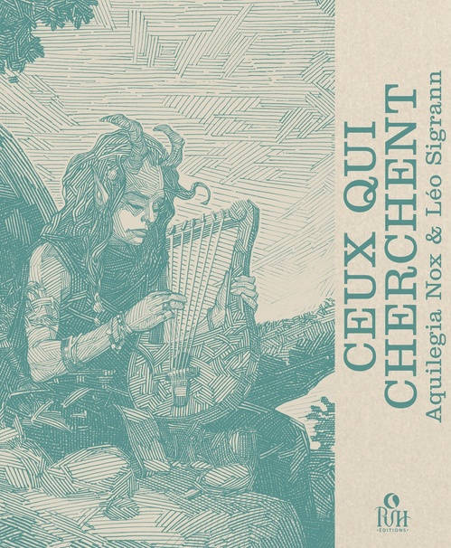 Couverture ebook de Ceux qui cherchent : Adjaï aux mille visages - Tome 3, de Aquilegia Nox, Leo Sigrann