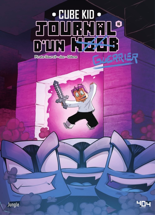 Couverture ebook de Journal d'un Noob - Tome 16 - Le Piglin et le Wither, de Pirate Sourcil