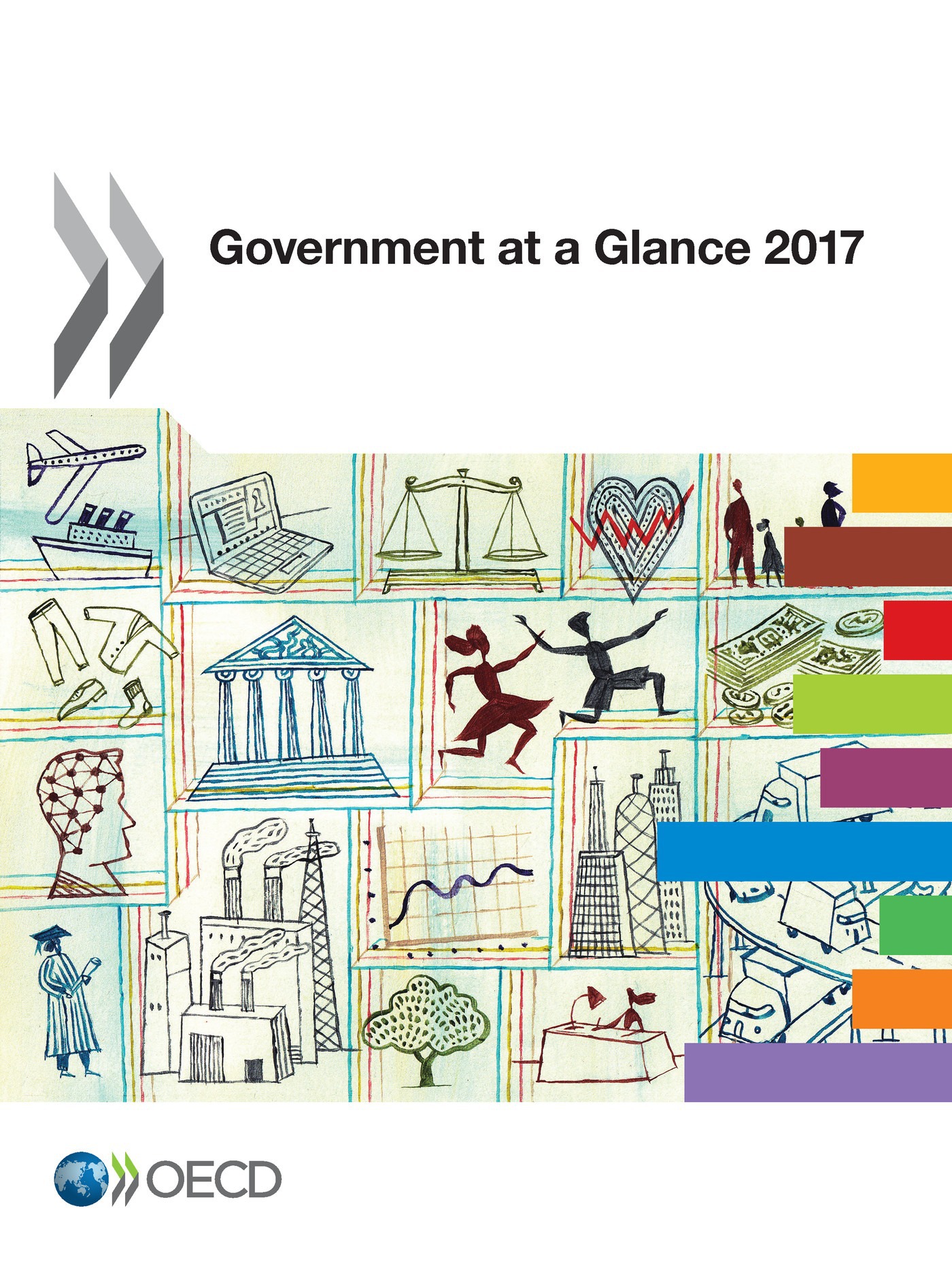 Couverture ebook de Government at a Glance 2017, de Collectif