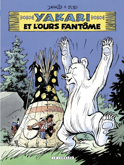 Couverture ebook de Yakari - Tome 24 - Yakari et l'ours fantôme, de Job, Derib