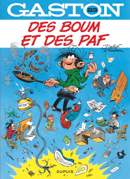 Couverture ebook de Gaston - Tome 23 - Des Boum et des Paf, de Trondheim