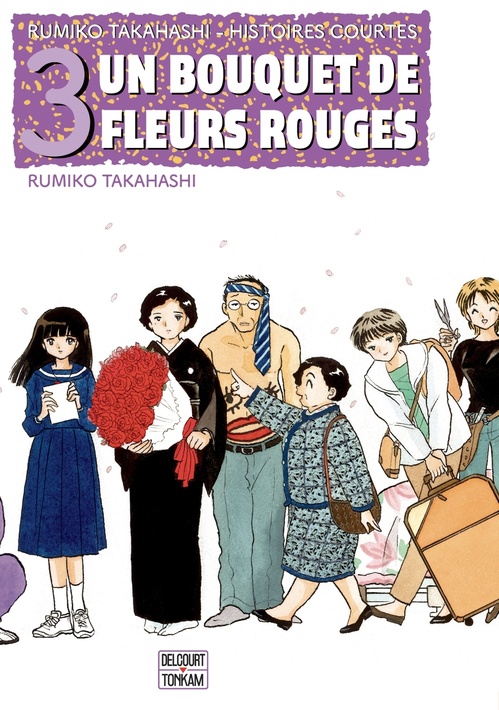 Couverture ebook de Un bouquet de fleurs rouges, de Rumiko Takahashi
