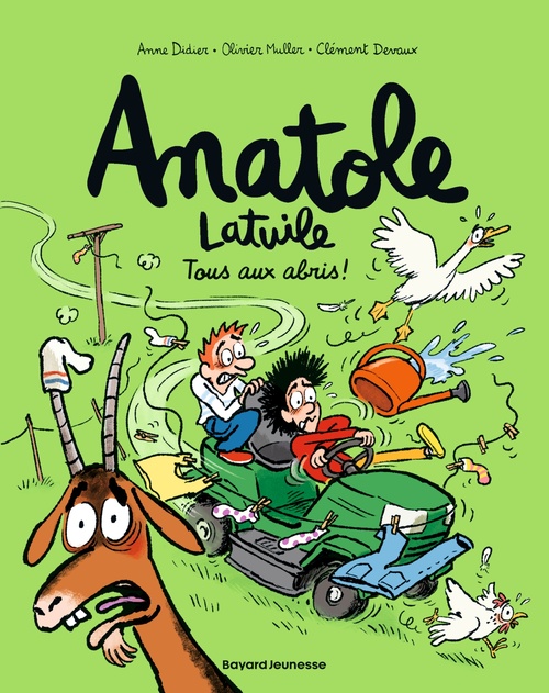Couverture ebook de Anatole Latuile - Tous aux abris !, de Olivier Muller, Anne Didier