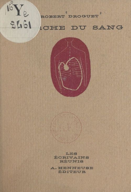 ebook cover of Marche du sang, by Robert Droguet