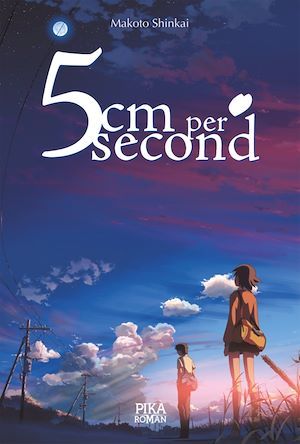 Couverture ebook de 5cm per Second, de Makoto Shinkai