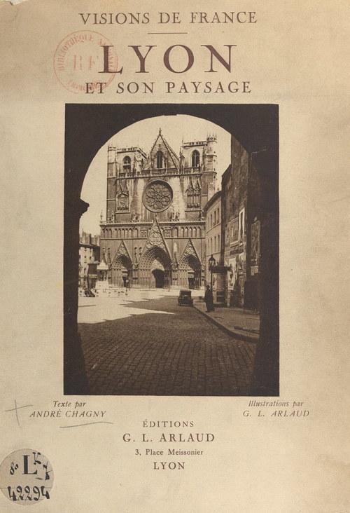 Couverture ebook de Lyon et son paysage, de Andre Chagny