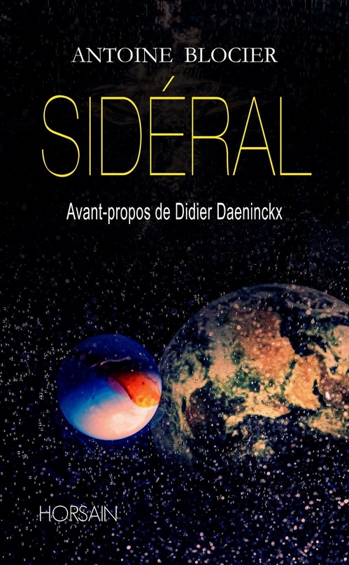 ebook cover of Sidéral, by Antoine Blocier
