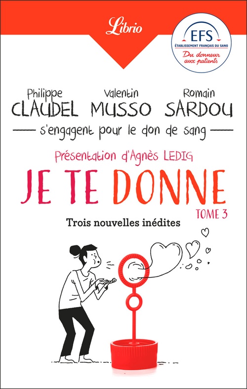 ebook cover of Je te donne, by Philippe Claudel, Valentin Musso, Romain Sardou